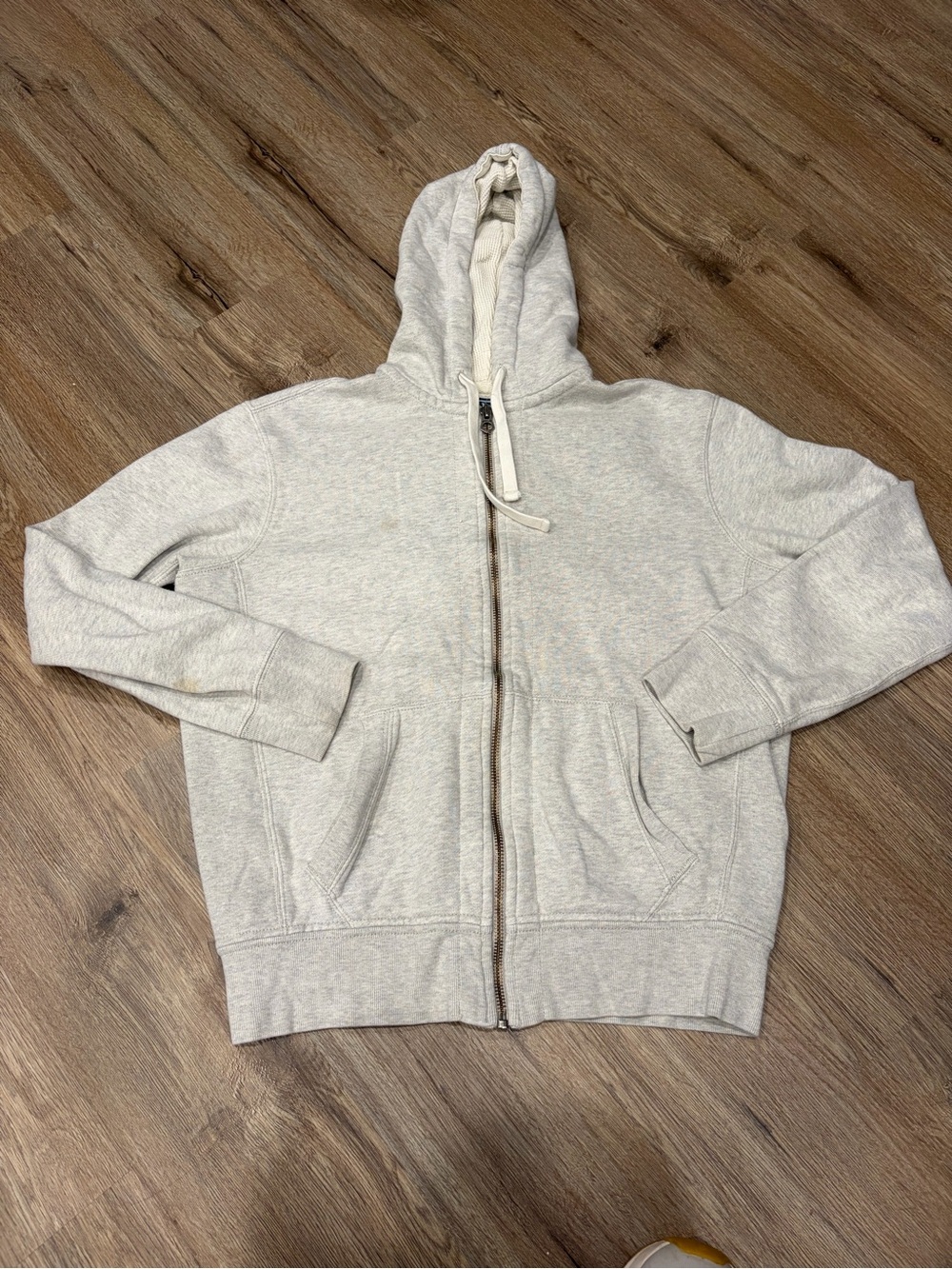 Ralph Lauren Men's Light Heather Gray Full‑Zip Hoodie